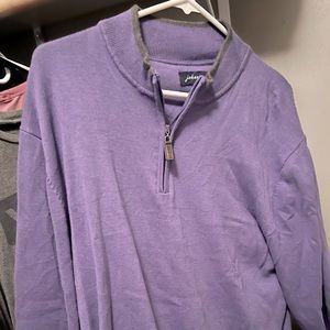 Johnnie-O Sully 1/4 Zip Pullover Merino Wool XL